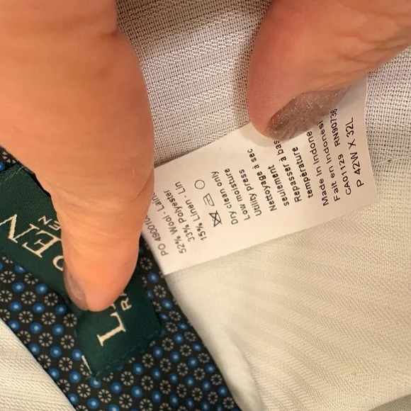 Men's Linen Blend Suit - Picture 4 of 6